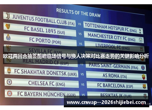 欧冠两回合抽签前瞻临场信号与换人决策对比赛走势的关键影响分析